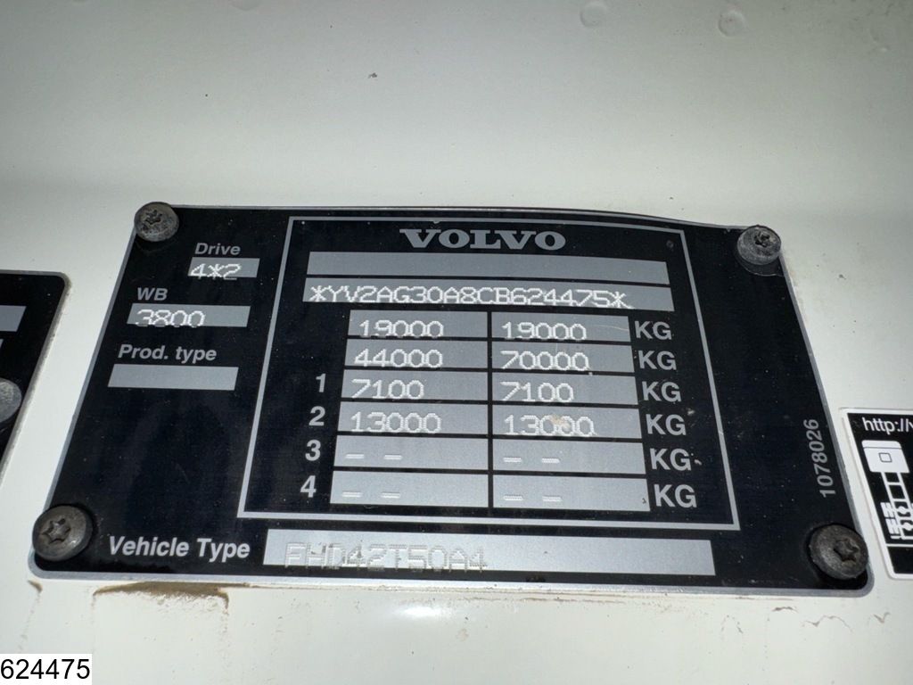 Volvo FH 500 EURO 5, PTO, Hydraulic