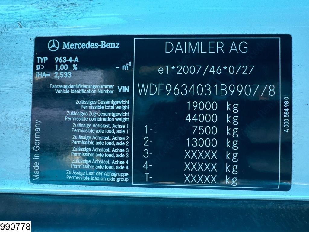 Mercedes Actros 1842 EURO 6