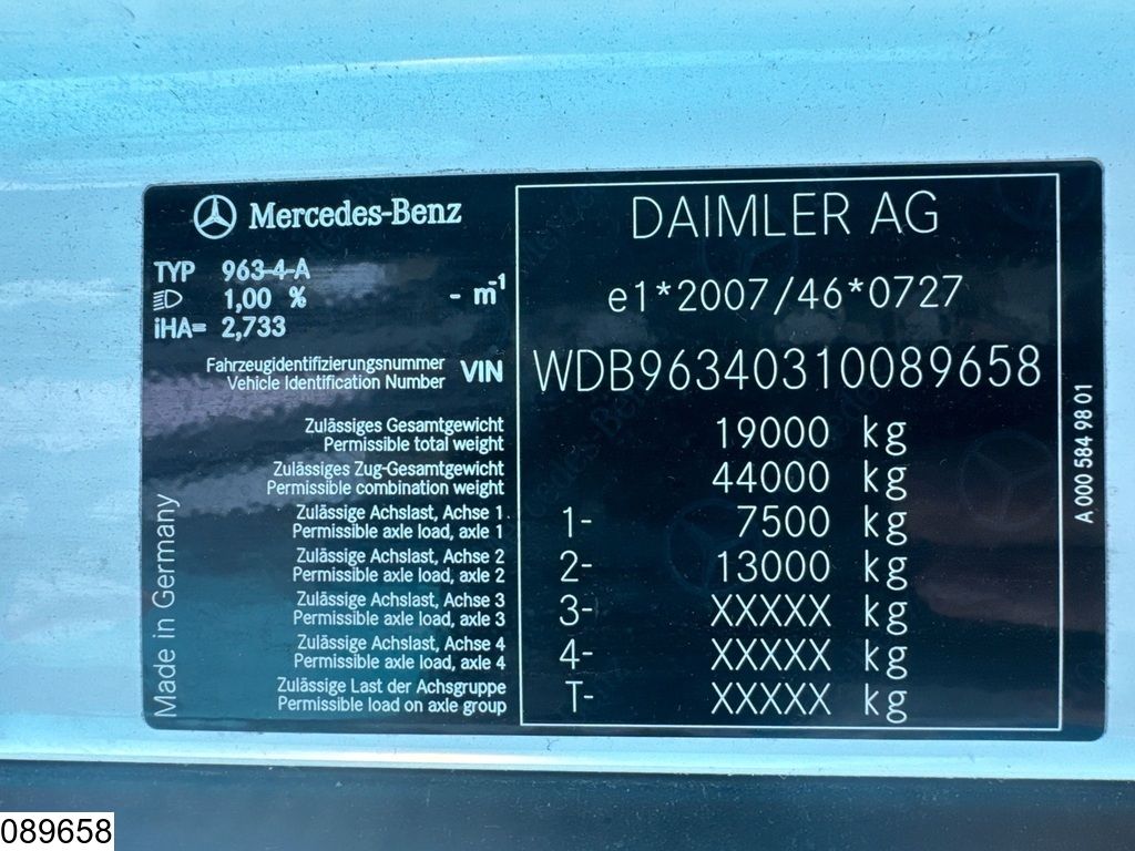 Mercedes Actros 1845 EURO 6, Retarder