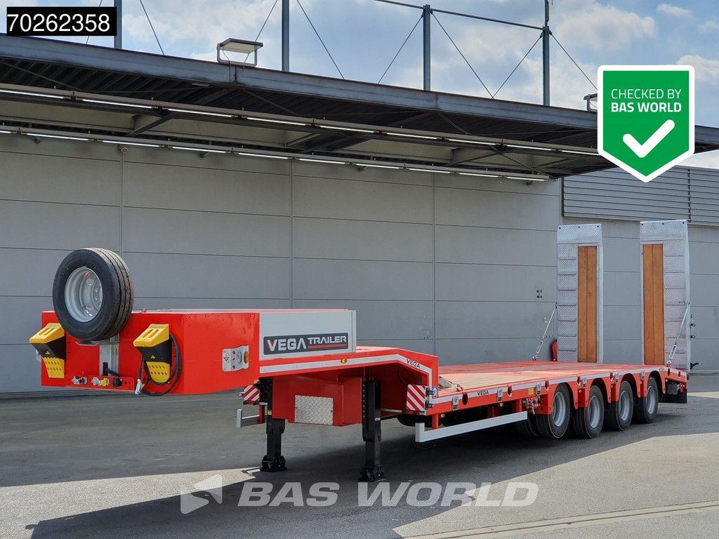Vega STANDARD LOWBED 2 assen Lift + 2xLenkachse Hydraulic Ramps