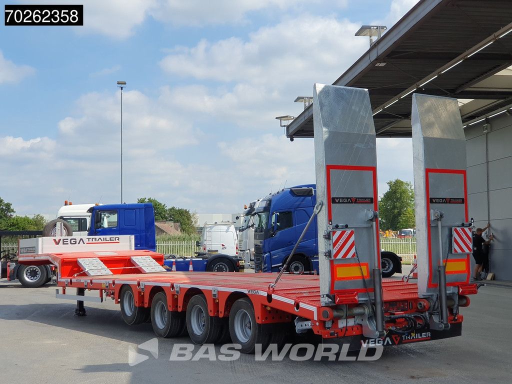 Vega STANDARD LOWBED 2 assen Lift + 2xLenkachse Hydraulic Ramps