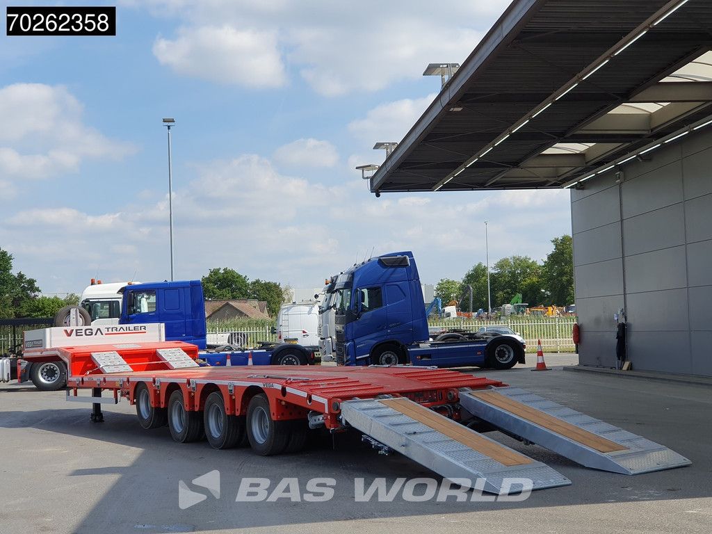 Vega STANDARD LOWBED 2 assen Lift + 2xLenkachse Hydraulic Ramps