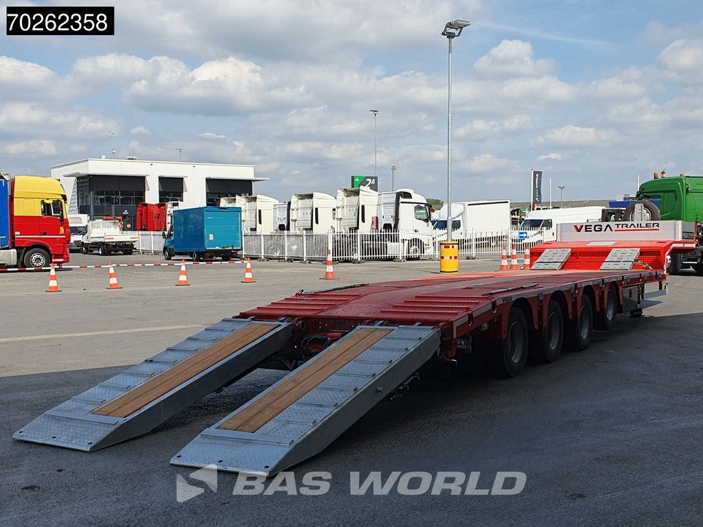 Vega STANDARD LOWBED 2 assen Lift + 2xLenkachse Hydraulic Ramps