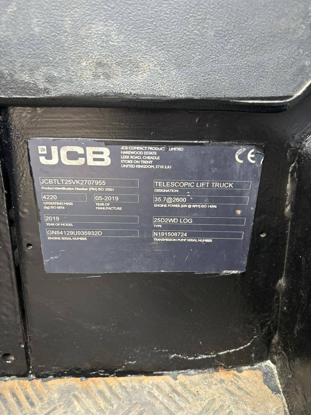 Teletruk JCB Teleskopstapler Diesel 2019