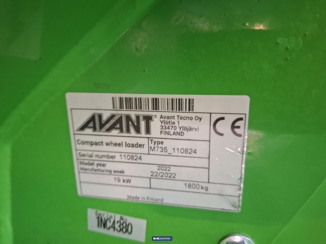 Avant 735 TDL minilader