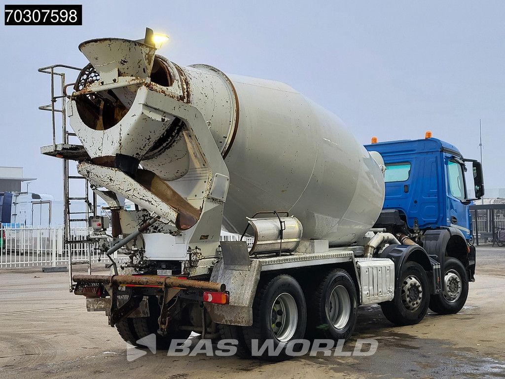Mercedes Arocs 3240 8X4 9m3 Stetter Mixer Steel suspension Automatic Euro 6