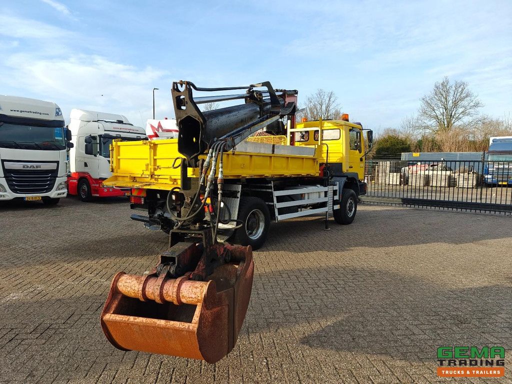 MAN ME 250 B 4x4 Dagcab Euro3 - ATM Kipper + Palfinger PK11502 - KnijperBak - NaafReductie - Rockinger