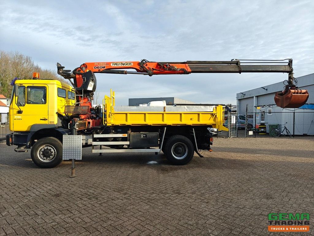 MAN ME 250 B 4x4 Dagcab Euro3 - ATM Kipper + Palfinger PK11502 - KnijperBak - NaafReductie - Rockinger