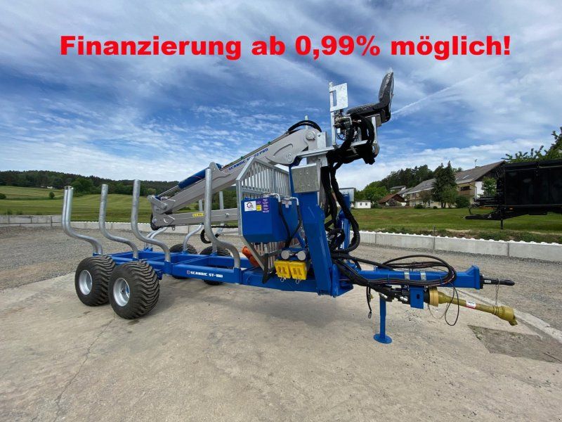 Scandic ST-10D 13t 7,9m Kran 850kg Hubkraft Druckluft Hochsitz