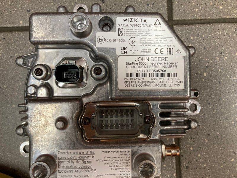 John Deere SF6000 integriert
