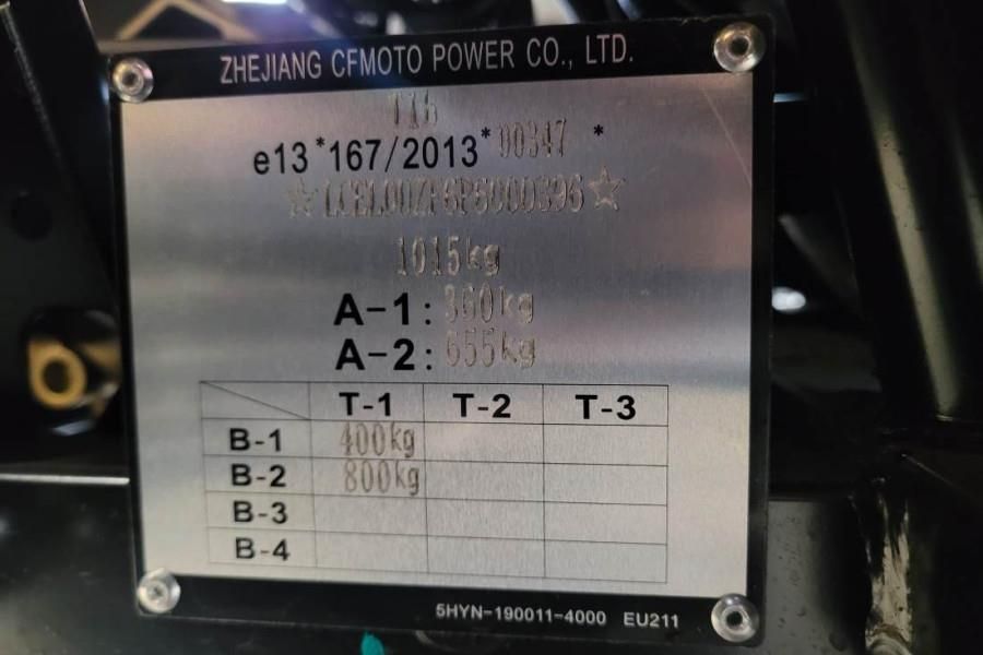 CFMoto UFORCE600 Valid Inspection, *Guarantee! Dutch Regi