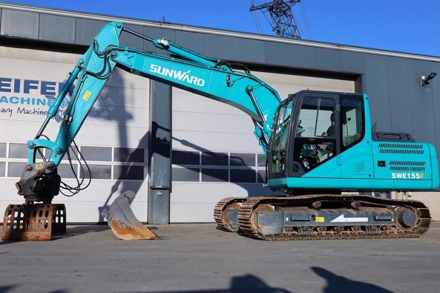 Sunward SWE155F CE certification, Diesel, Digging depth: 5