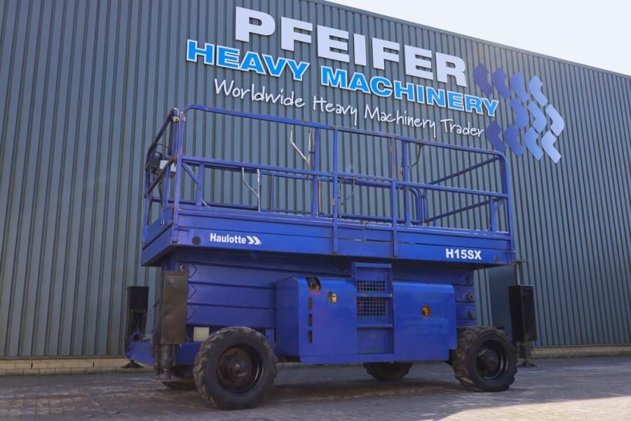 Haulotte H15SX Diesel, 4x4 Drive 15 Working Height, 500kg C