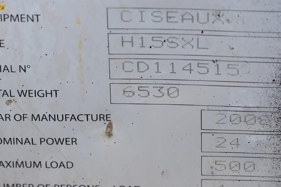 Haulotte H15SXL Diesel, 4x4 Drive, 15m Working Height, 500k