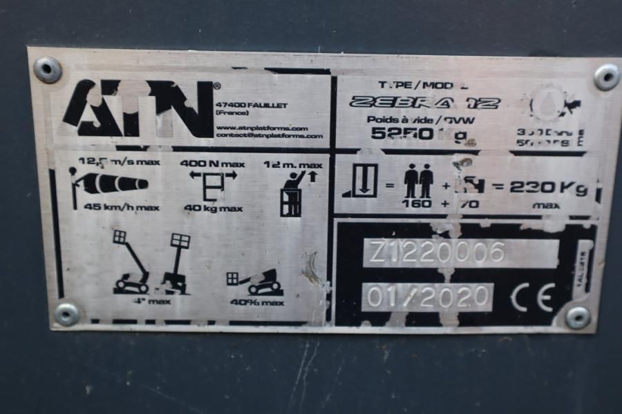 ATN Zebra 12 VALID INSPECTION, *GUARANTEE! Diesel, 4x4