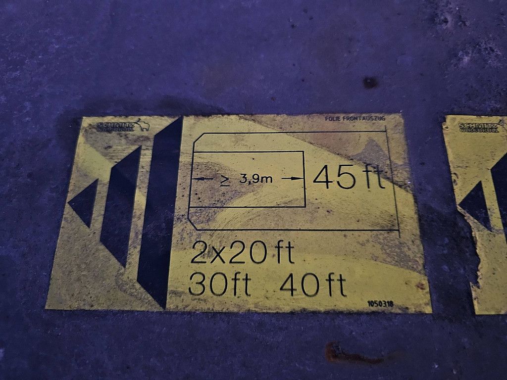 SCHMITZ SCF 25 G 45 EURO multi