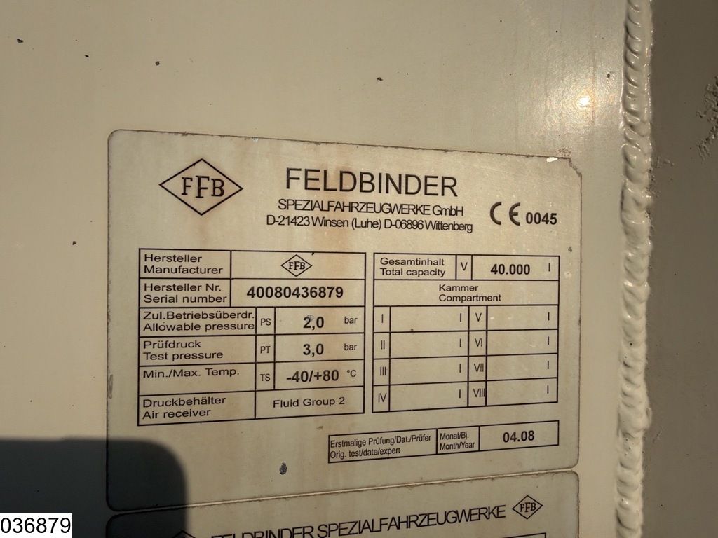Feldbinder Silo 40. 000 Liter, 1 Comp