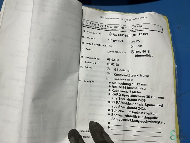 Shredders Gross GAZ 102