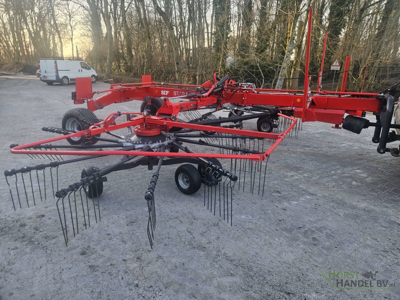 SIP 8,5m dubbele hark 2018