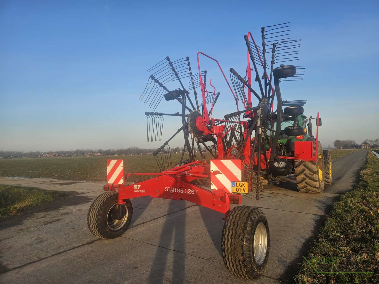 SIP 8,5m dubbele hark 2018