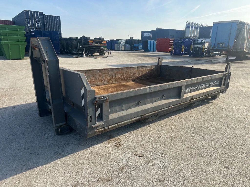 AJK Hydraulische zij kiep klep container