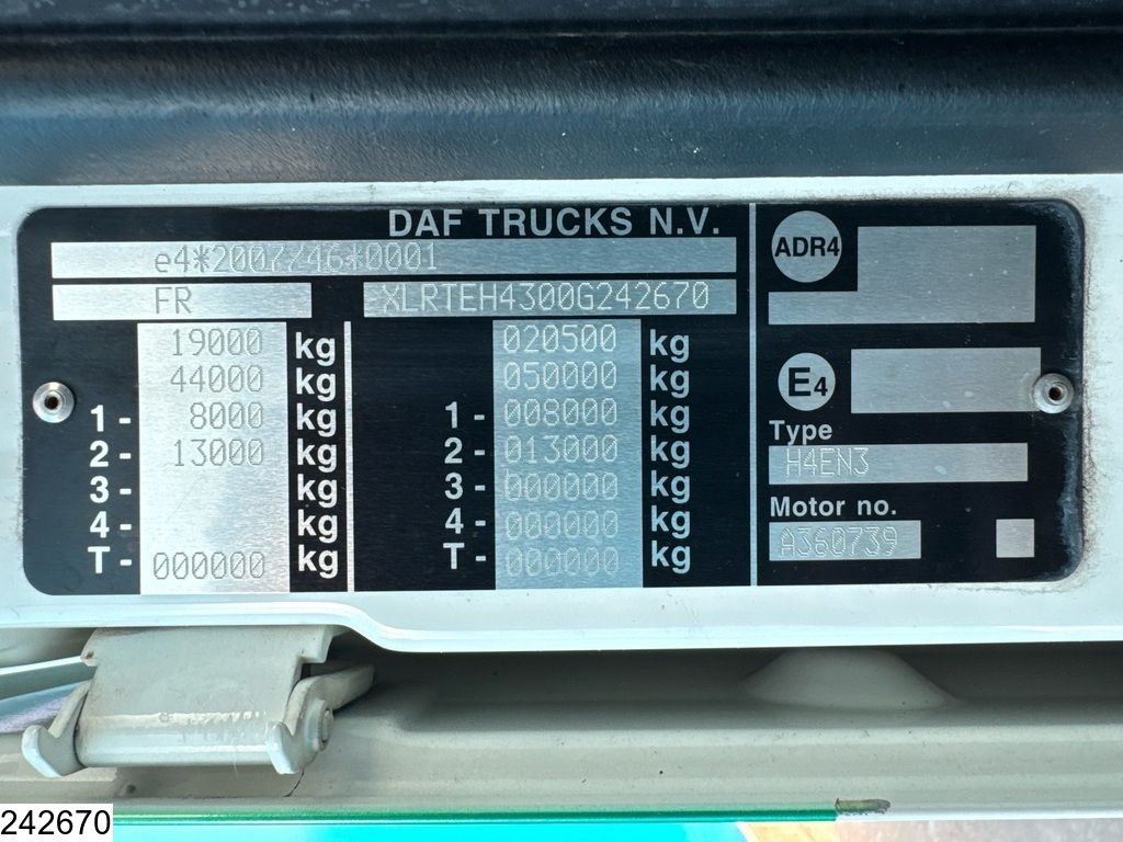 DAF XF 480 EURO 6, ACC, Standairco