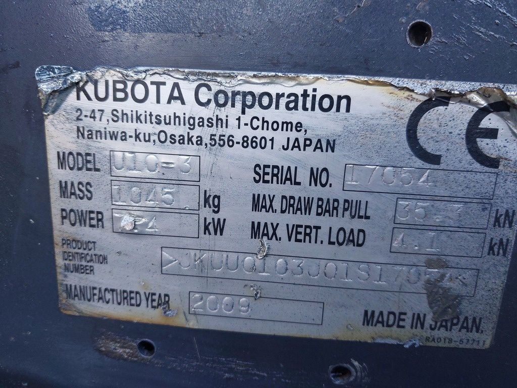 Kubota U10-3