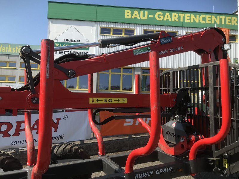 Krpan Forst GP 8 DF + Forstkran 7,60-m