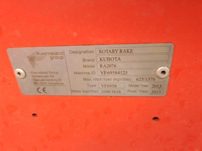 Kubota RA2076