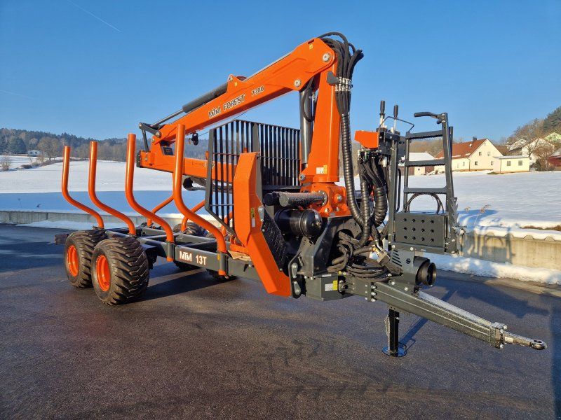 MTM 13T 13to 8,10m Kran Druckluft Dpelrohrrahmen Eigenölversorgung