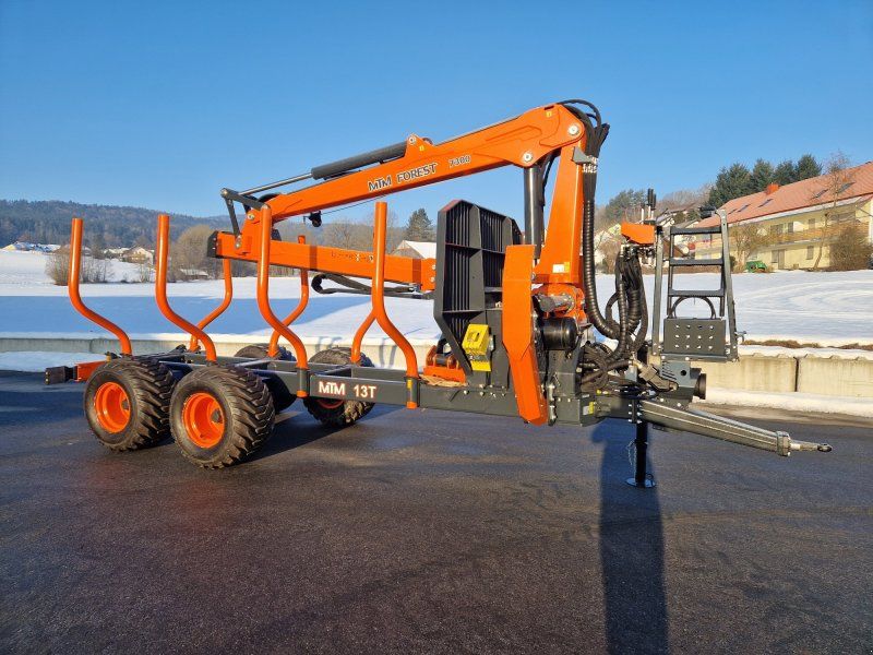 MTM 13T 13to 8,10m Kran Druckluft Dpelrohrrahmen Eigenölversorgung