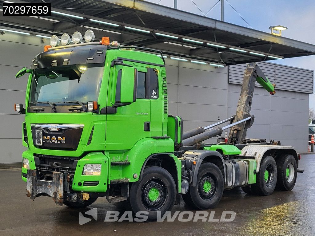 MAN TGS 37.440 8X4 Meiller RK26 65K Big-Axle Steelsuspension Manual Euro 6