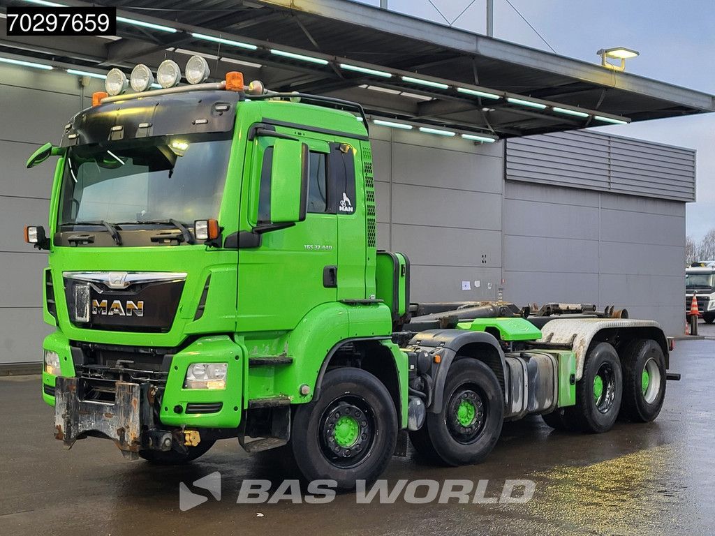 MAN TGS 37.440 8X4 Meiller RK26 65K Big-Axle Steelsuspension Manual Euro 6