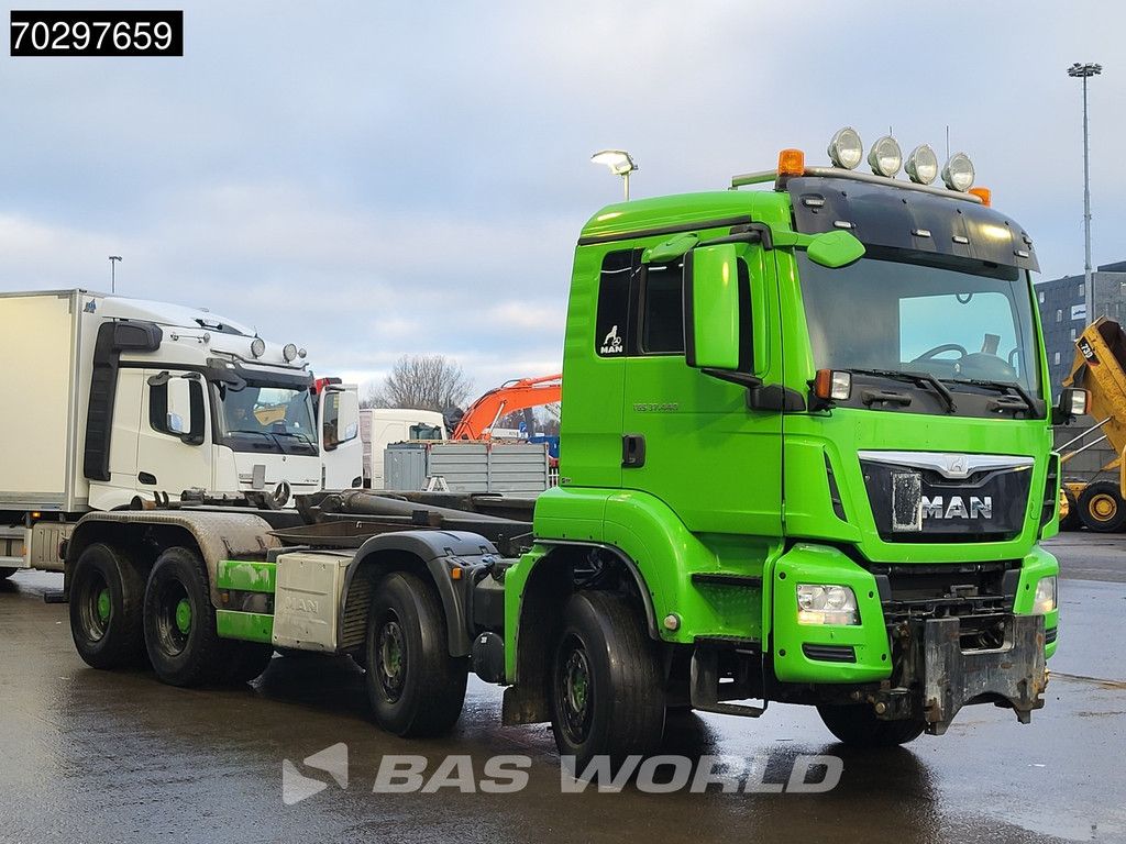 MAN TGS 37.440 8X4 Meiller RK26 65K Big-Axle Steelsuspension Manual Euro 6