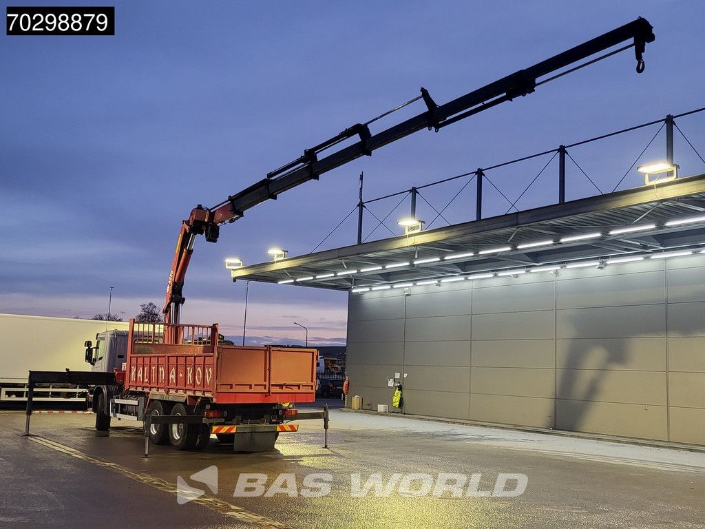 Scania P340 6X4 HMF 4220 K6 Crane Winch Tipper Full Steel Manual Gearbox