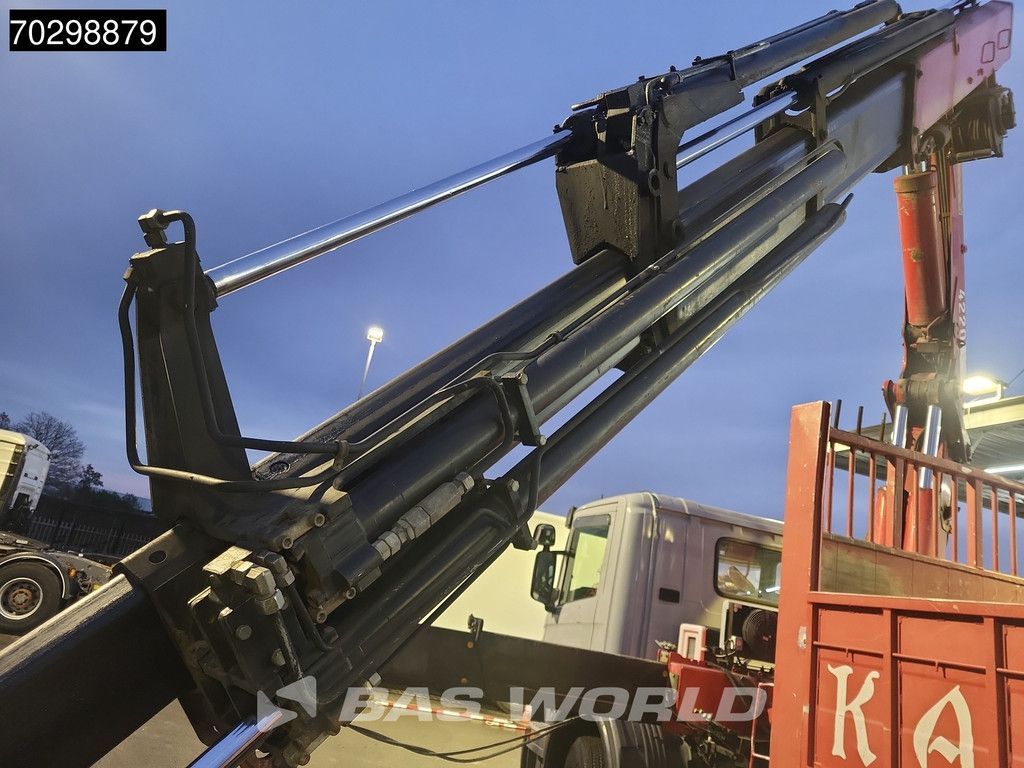 Scania P340 6X4 HMF 4220 K6 Crane Winch Tipper Full Steel Manual Gearbox