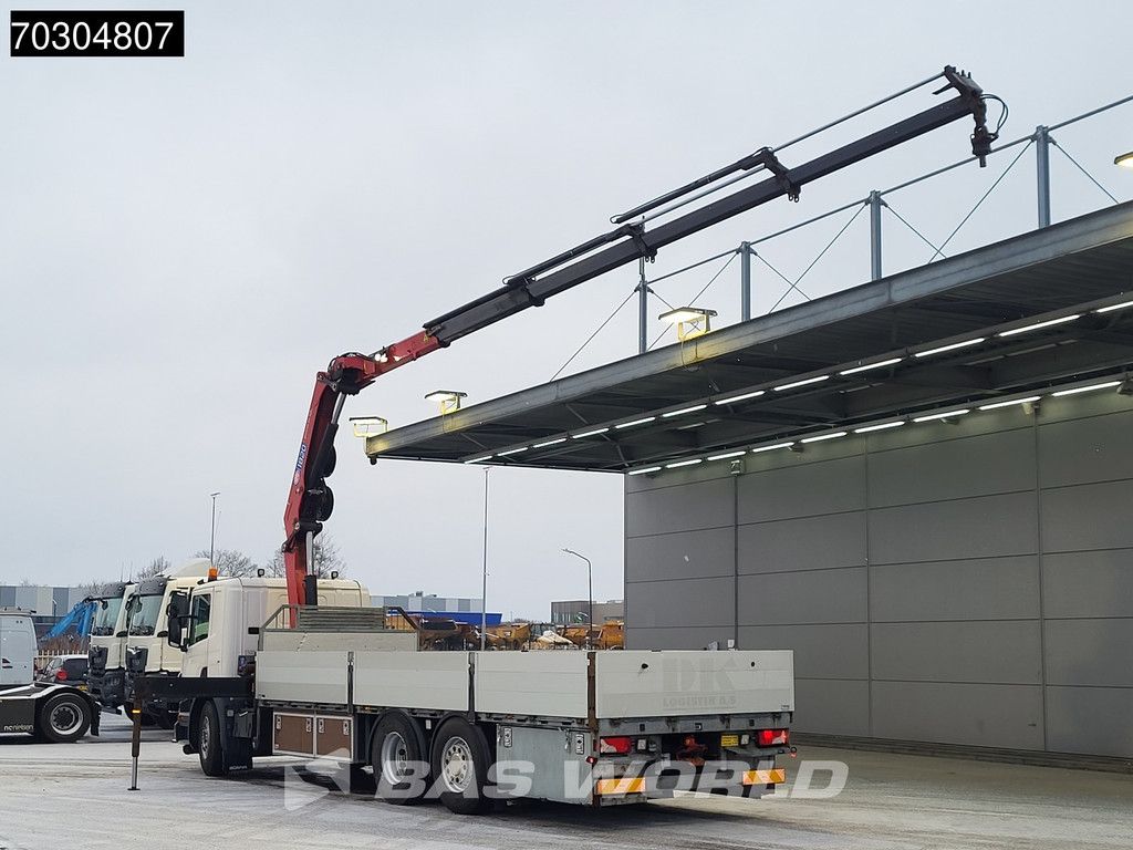 Scania P P360 6X2 HMF 1820-K4 Crane rotator Lift+steering axle Automatic Euro 6