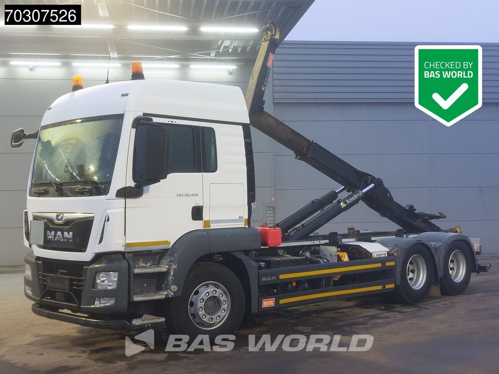 MAN TGX 28.460 6X2 20tons containersystem Lift-Axle Automatic Euro 6