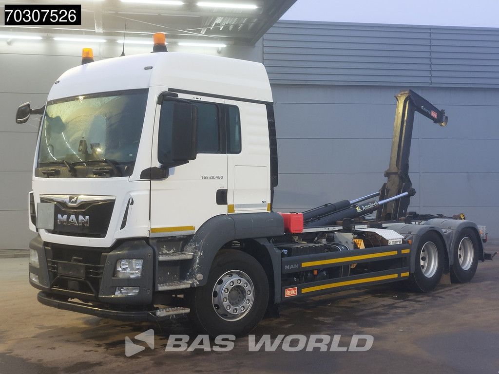 MAN TGX 28.460 6X2 20tons containersystem Lift-Axle Automatic Euro 6