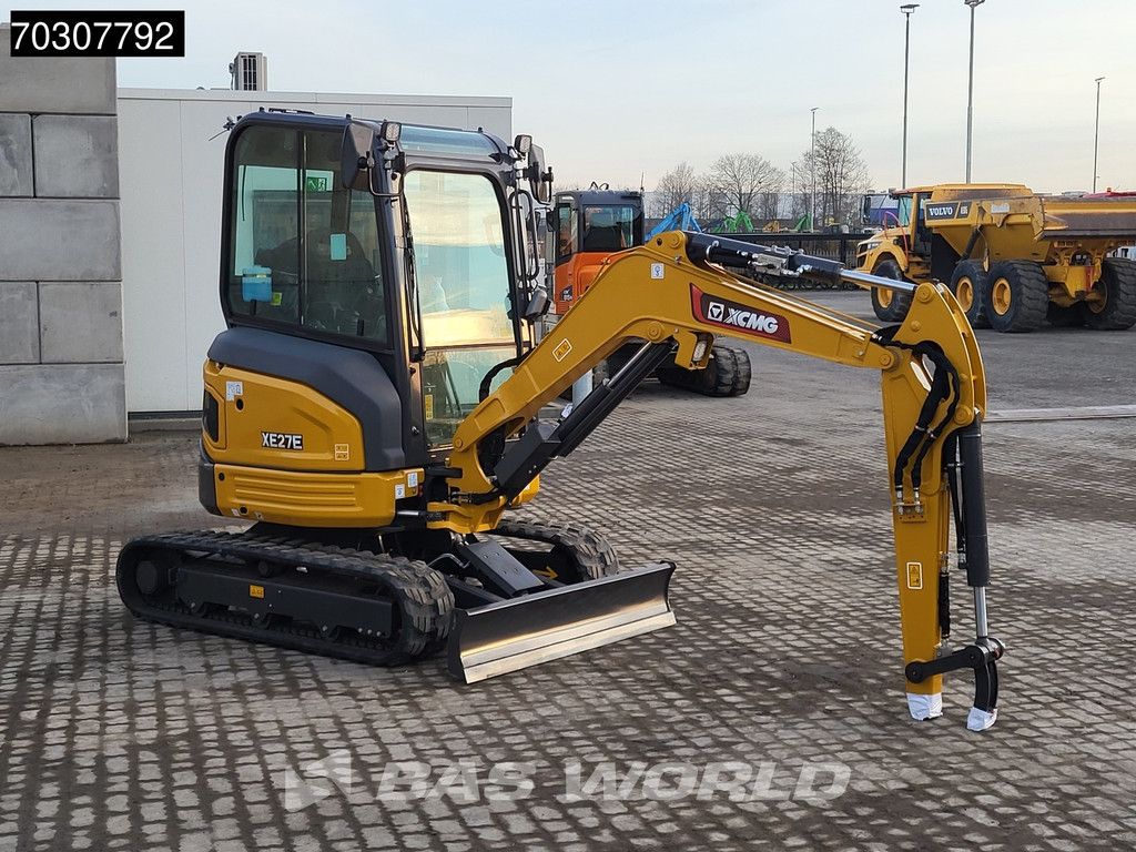 XCMG XE27 E FACTORY WARRANTY - KUBOTA ENGINE - CE CERTIFIED