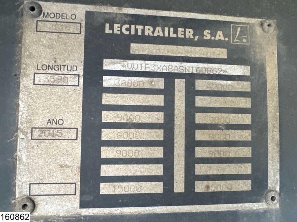 Lecitrailer Koel vries Carrier Vector 1550, Dhollandia