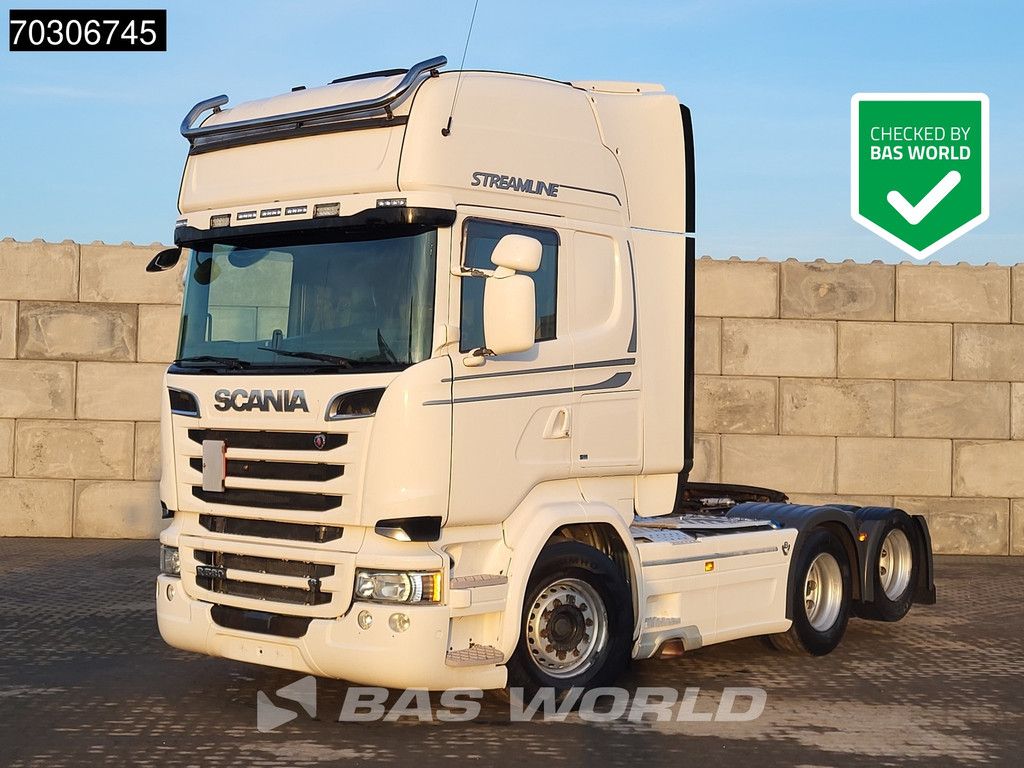 Scania R R580 6X2 WB310! Retarder 2xTanks Full-Air Leder Liftachse