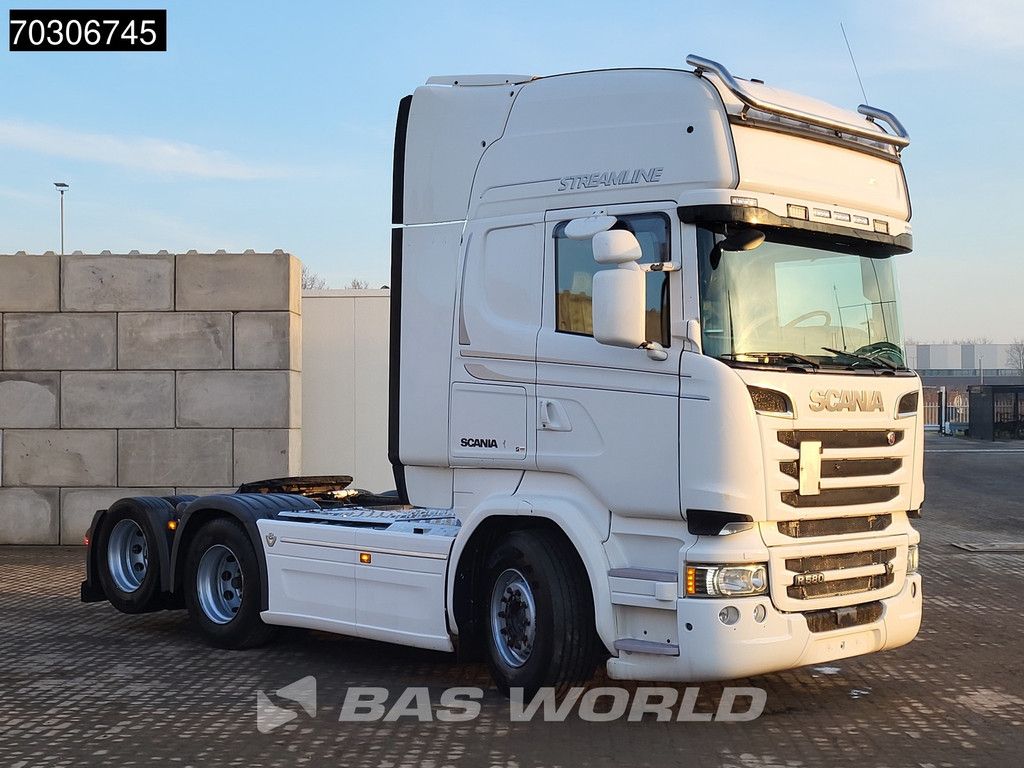 Scania R R580 6X2 WB310! Retarder 2xTanks Full-Air Leder Liftachse