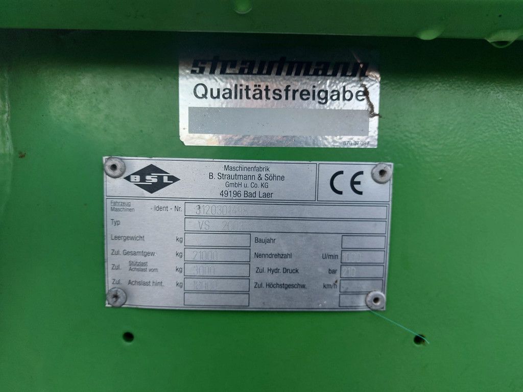 Strautmann VS2003 Meststrooier