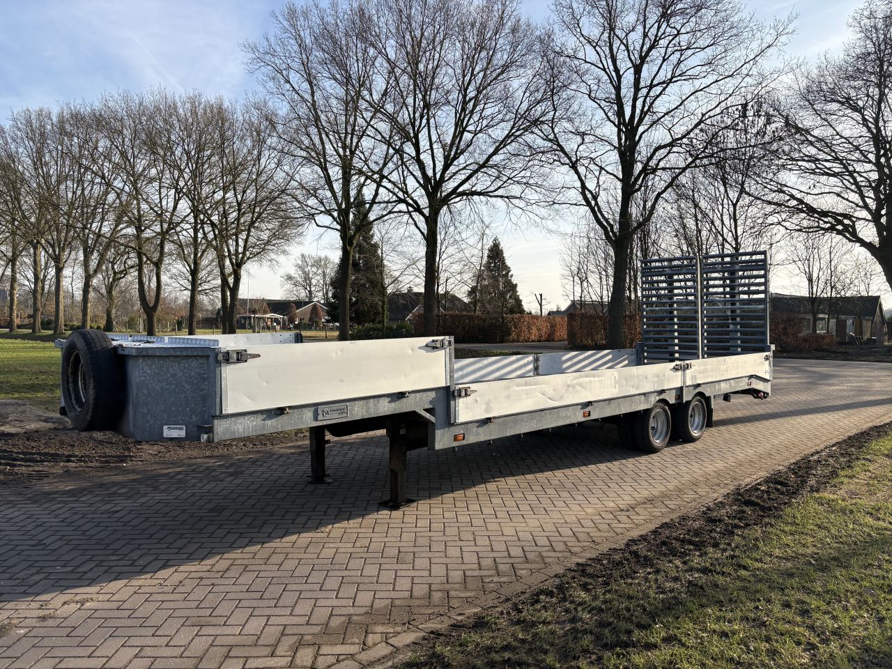 Be oplegger 8 Ton Semi Dieplader Veldhuizen