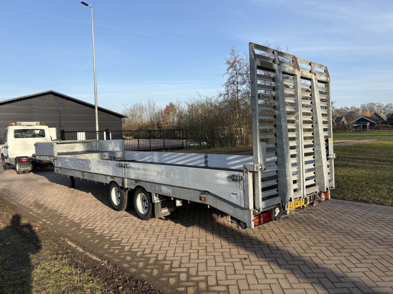 Be oplegger 8 Ton Semi Dieplader Veldhuizen
