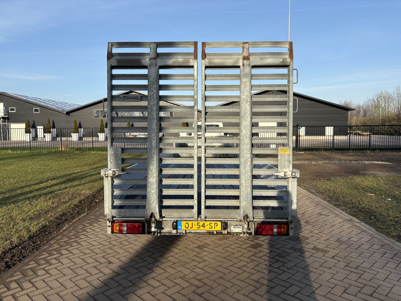 Be oplegger 8 Ton Semi Dieplader Veldhuizen