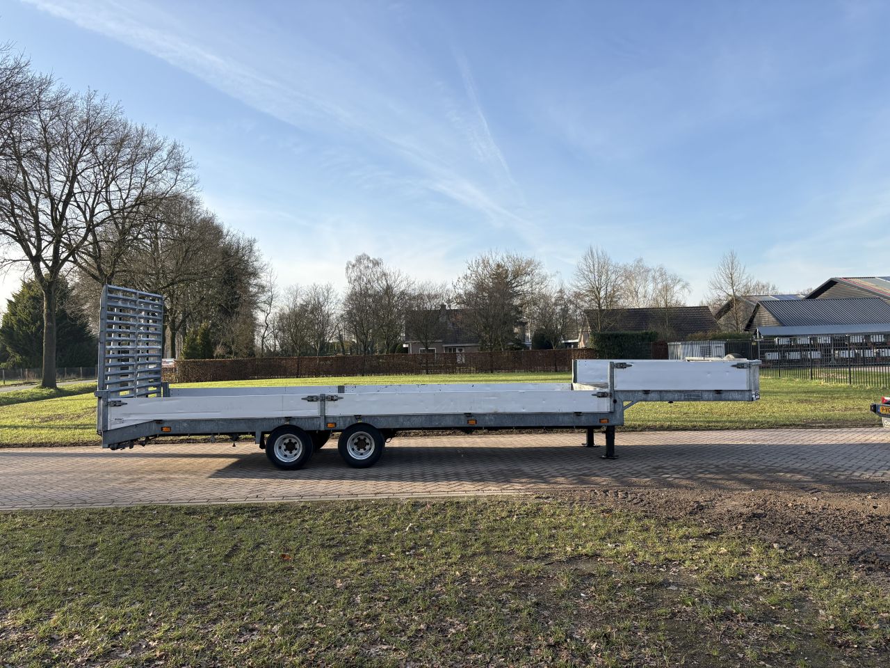 Be oplegger 8 Ton Semi Dieplader Veldhuizen