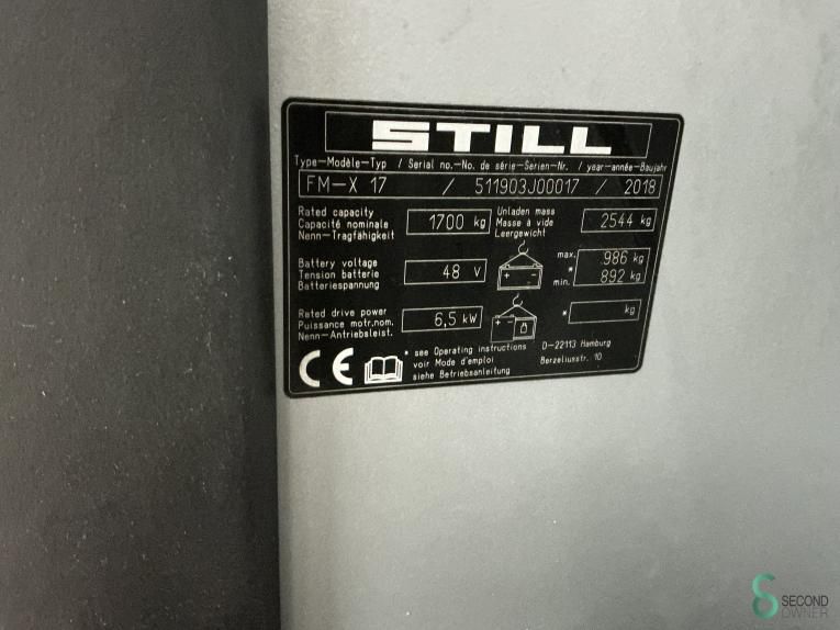 Reachtrucks Electric Still FM-X17 2018