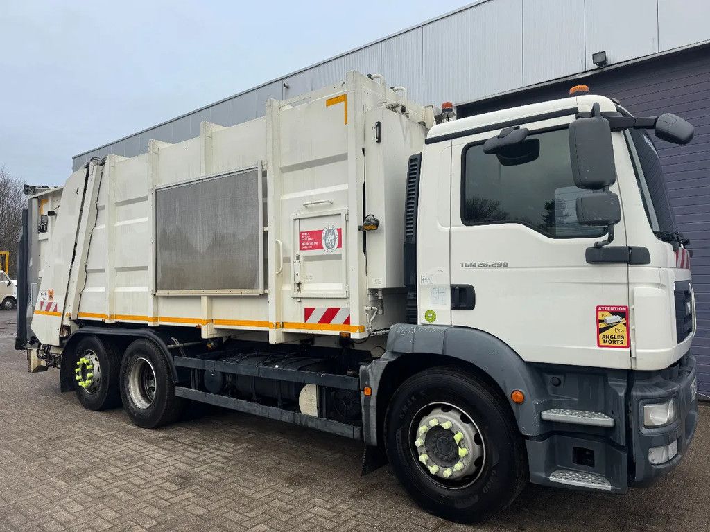 MAN TGM **26.290 6X2-REFUSE TRUCK-BOM-MULLWAGEN-EURO 5**